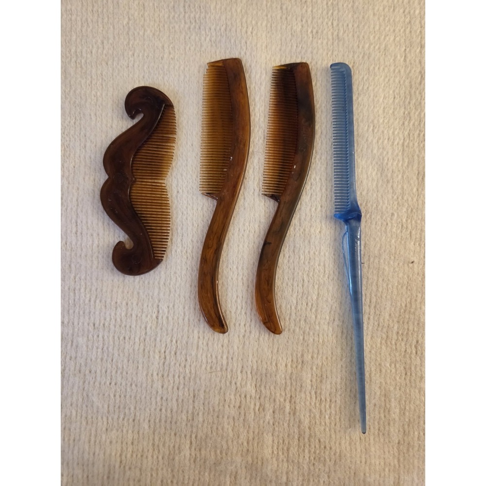 Vintage Comb Lot – Avon, Stylex, Styler, Adams Tail Comb – 1970s–90s Grooming...